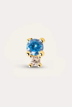 Singularu Pendiente Suelto Ellie Topaz Oro Amarillo Online
