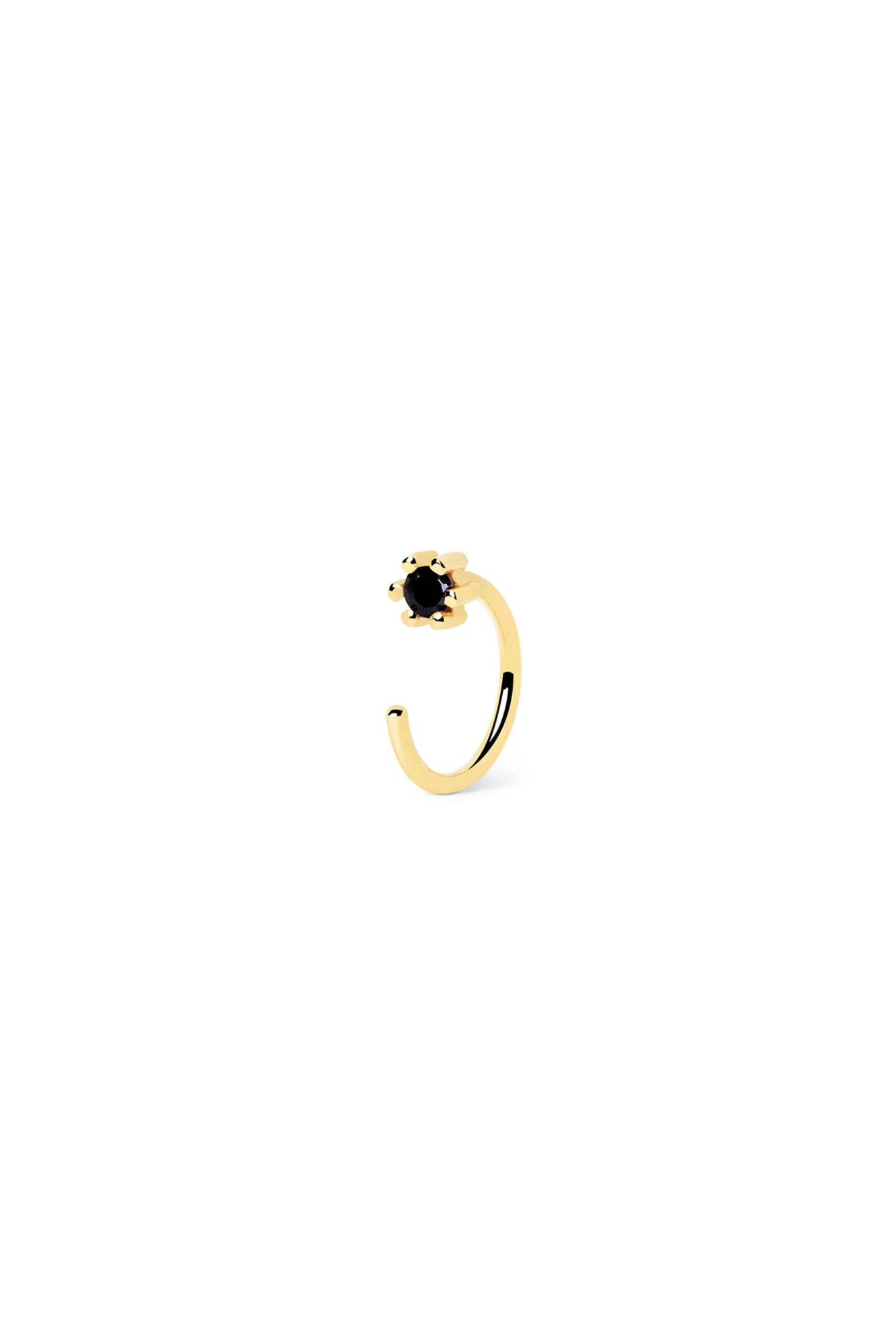 Singularu Pendiente Suelto Sophie Black Oro Amarillo