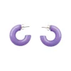 Pieces Pendientes En Forma De Espiral. Morado Online