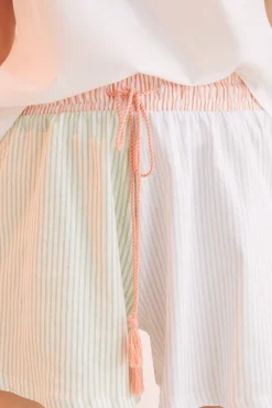 Women'secret Pijama Corto 100% Algodon Multicolor Beige Sale