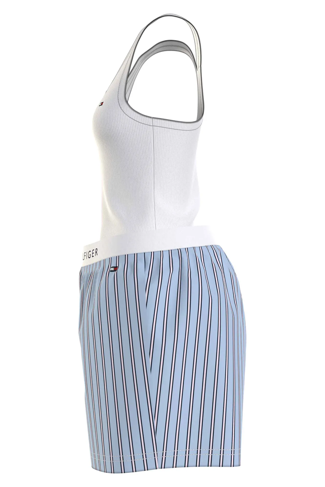 * Pijama De Short Y Camiseta Sin Mangas Estampado Outlet