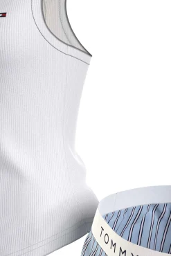* Pijama De Short Y Camiseta Sin Mangas Estampado Outlet