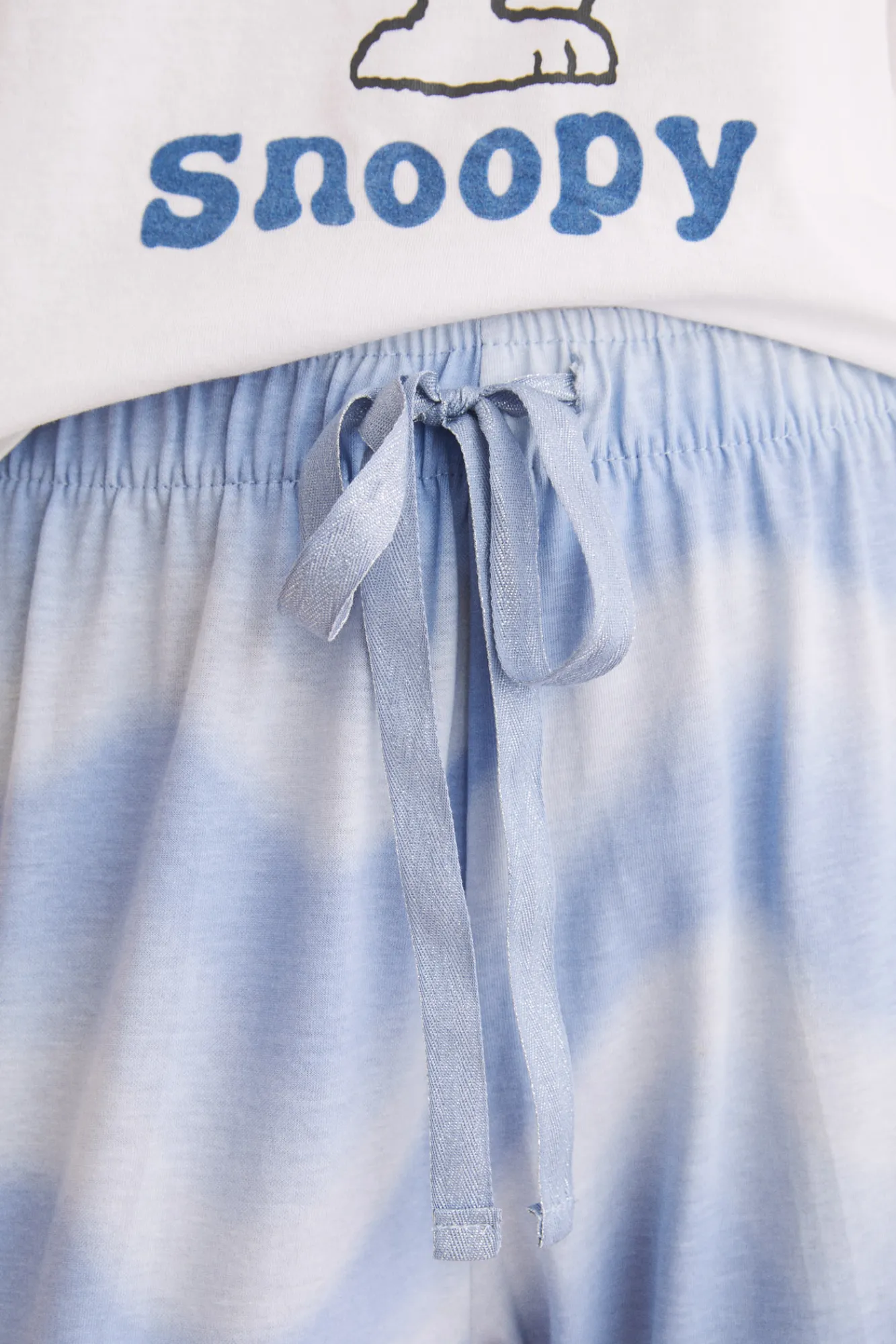 Women'secret Pijama Largo 100% Algodon Snoopy Estampado Beige Clearance