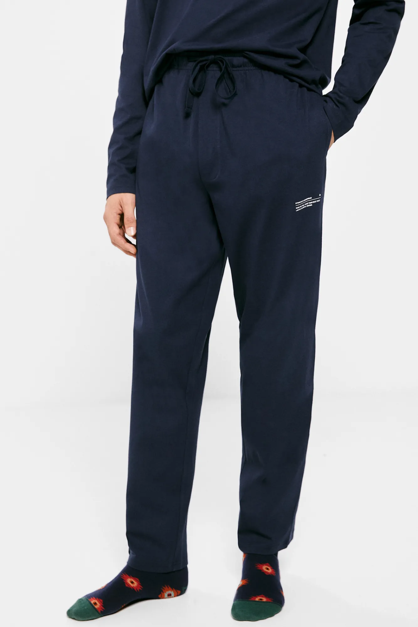* Pijama Monocolor Extra Comfort Azul Oscuro Sale