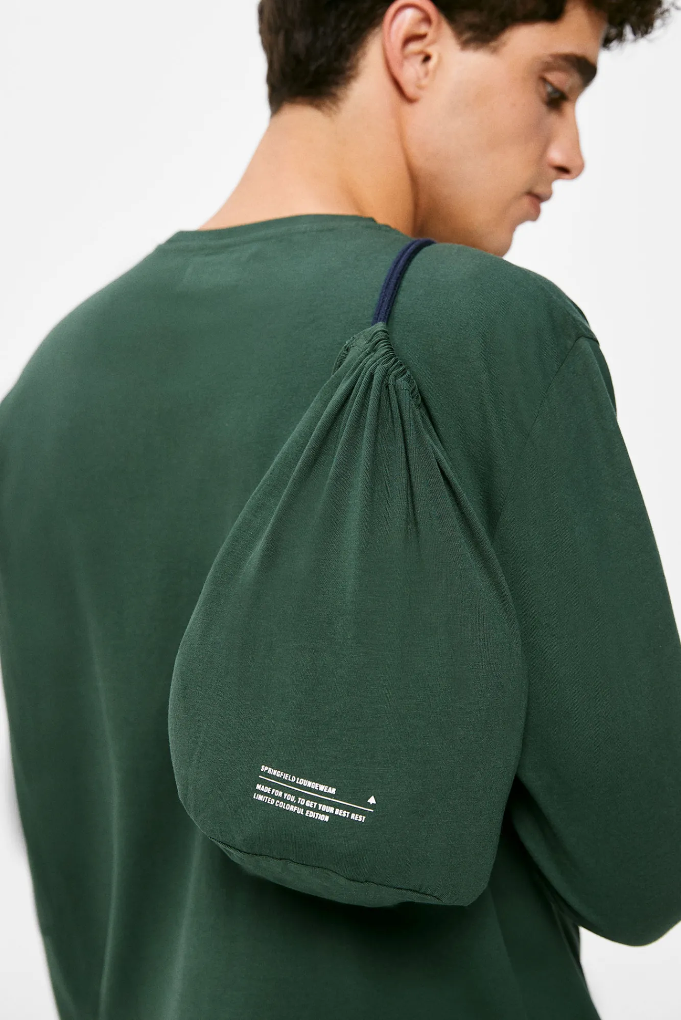 * Pijama Monocolor Extra Comfort Verde Discount