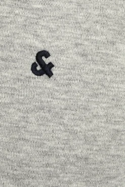 Jack & Jones Polo Algodon Cuello Contraste Gris Claro Online
