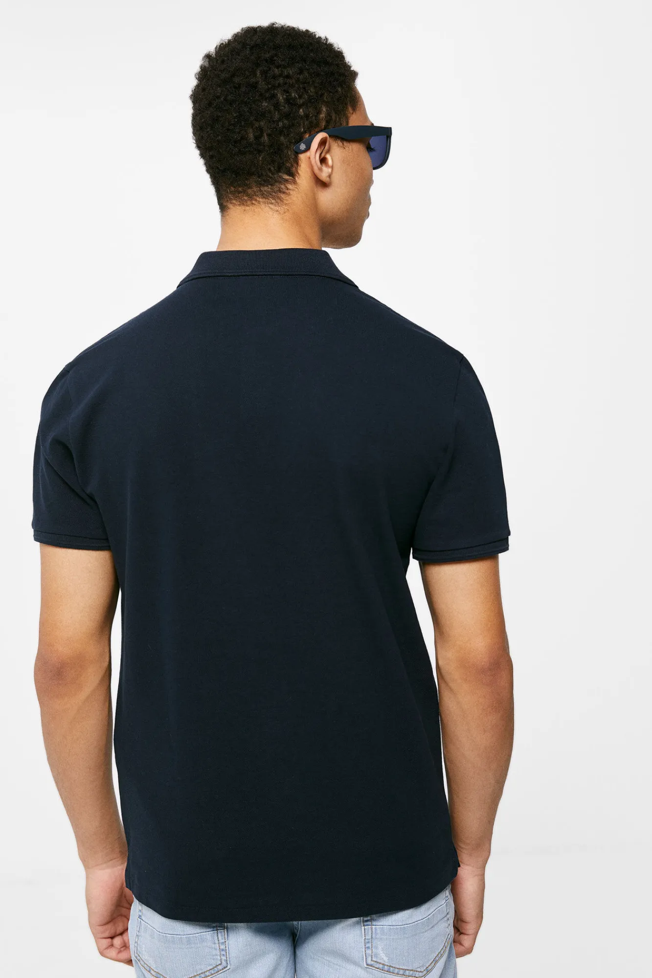 * Polo Basico Pique Slim Navy Hot