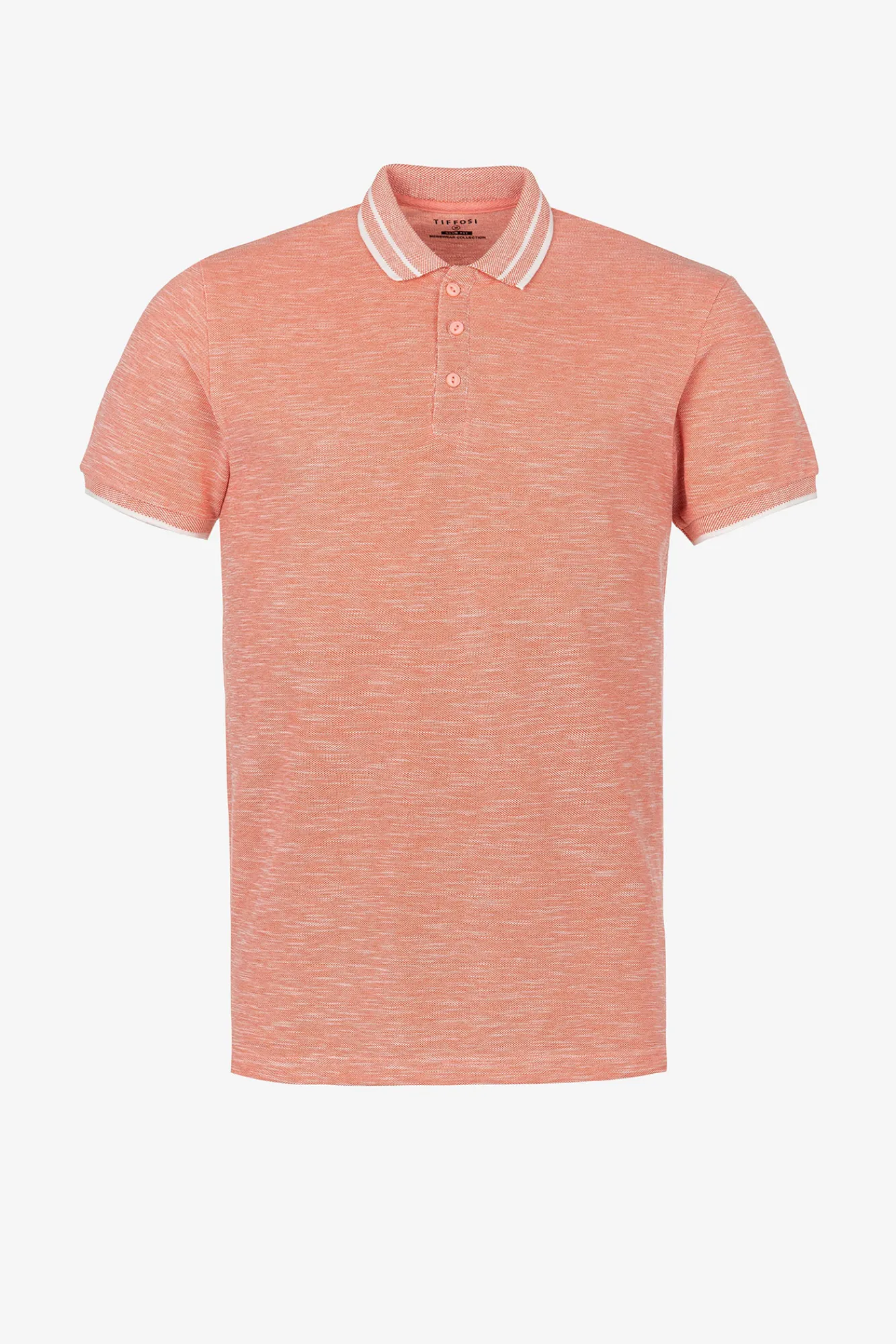 Tiffosi Polo Bicolor Naranja Hot