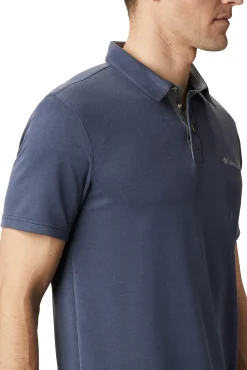 Columbia Polo Para Hombre Nelson Point™ Azul Outlet