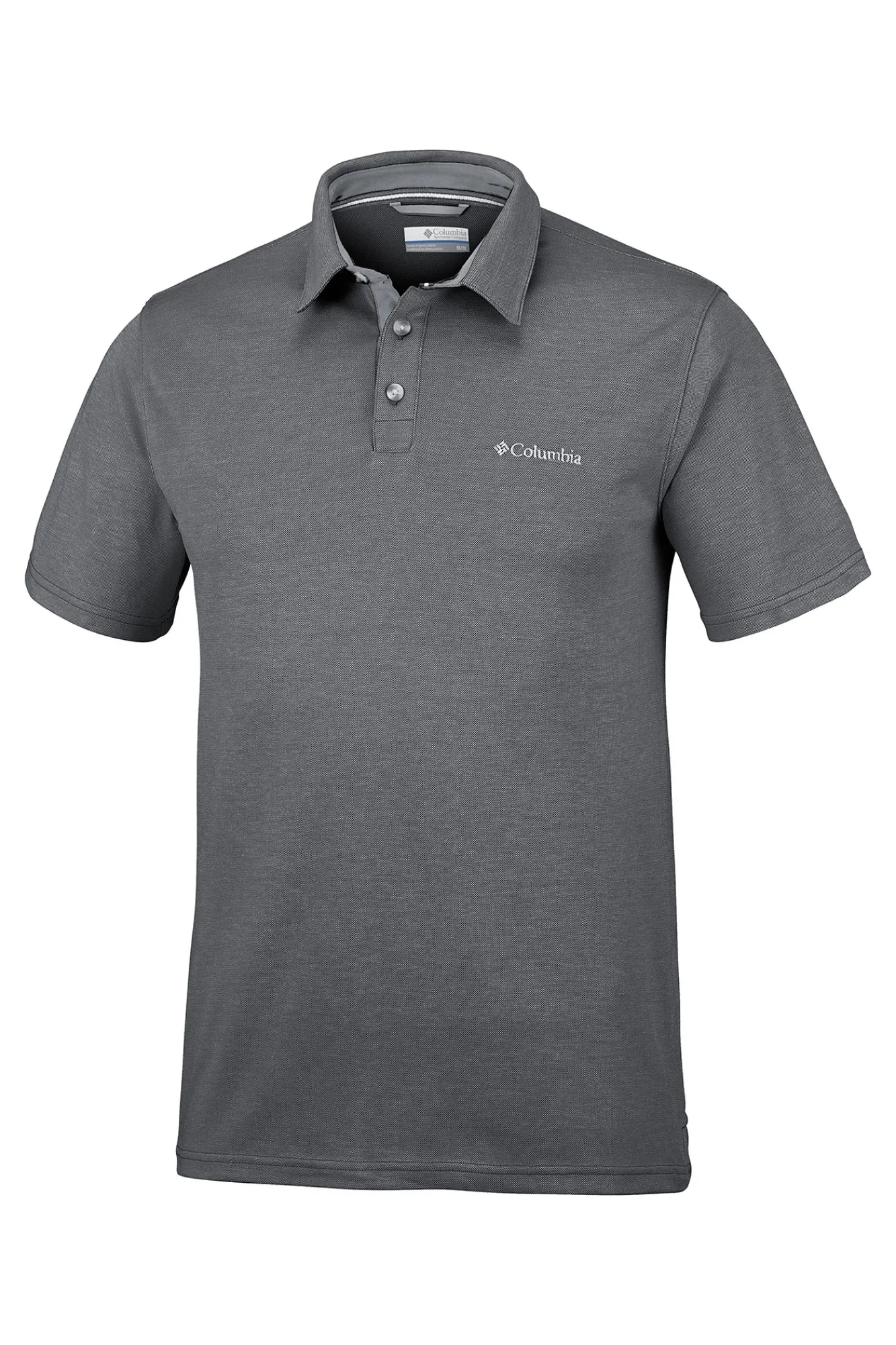 Columbia Polo Para Hombre Nelson Point™ Negro Clearance