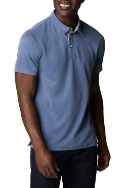 Columbia Polo Para Hombre Nelson Point™ Azul Best