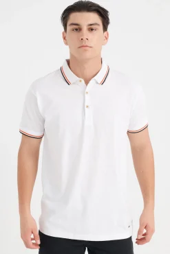 Inside Polo Contrastes Blanco Sale