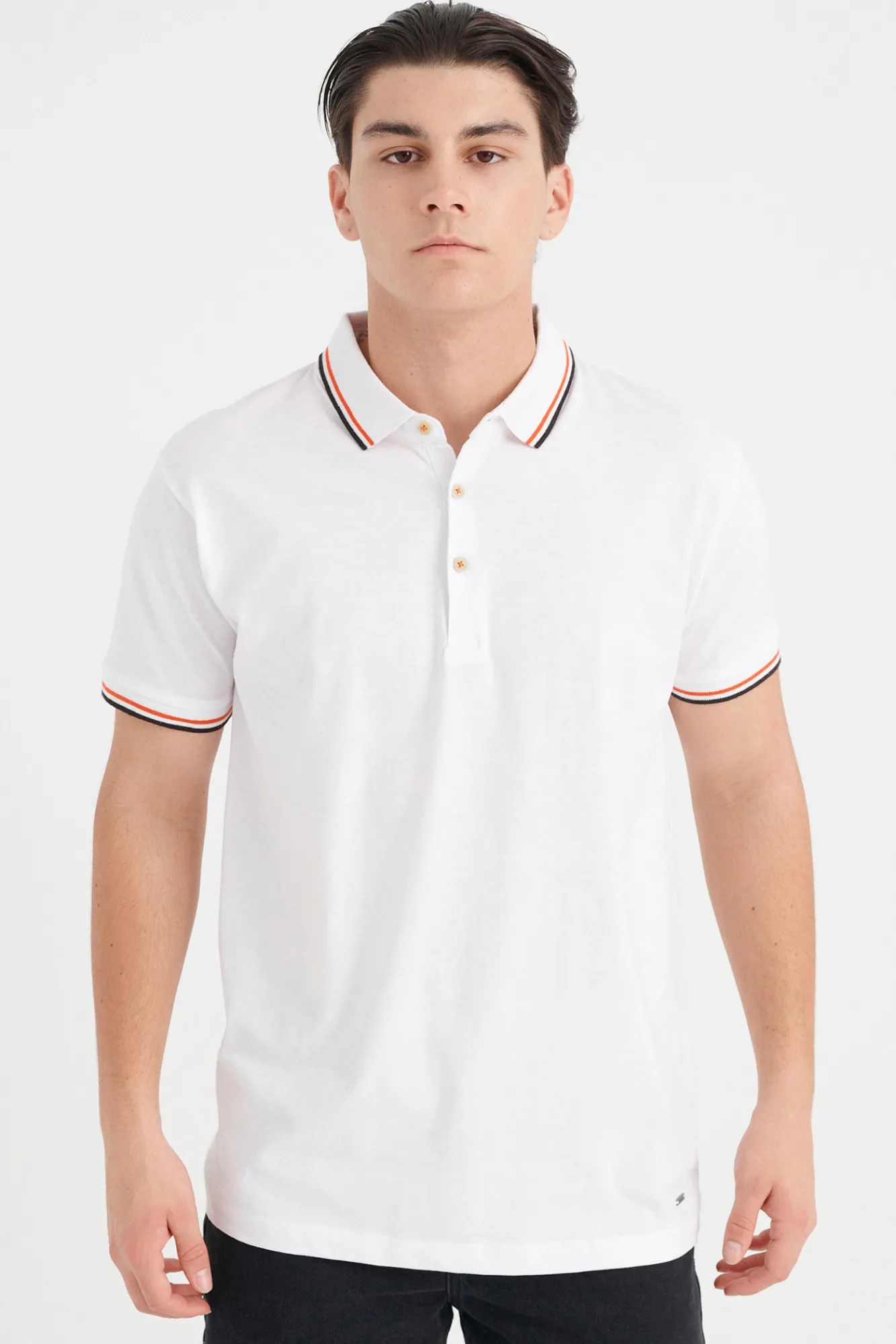 Inside Polo Contrastes Blanco Sale