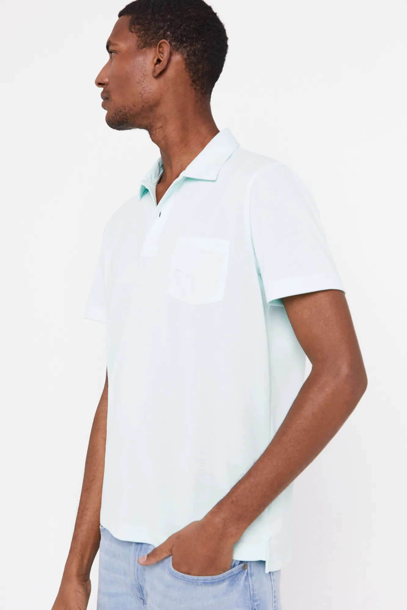 Cortefiel Polo Coolmax Verde Hot