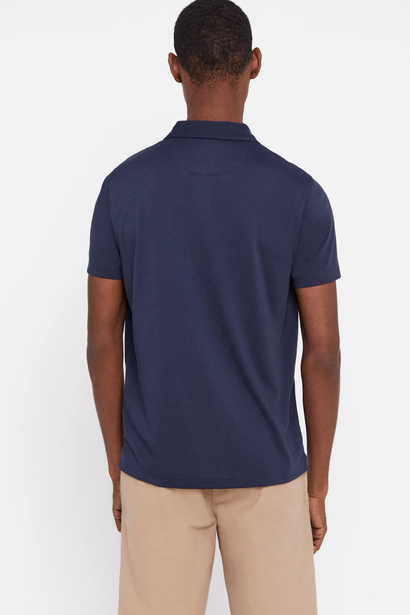 Cortefiel Polo Coolmax Azul Marino New