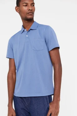 Cortefiel Polo Coolmax Azul Best