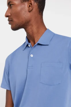 Cortefiel Polo Coolmax Azul Best