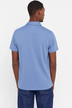 Cortefiel Polo Coolmax Azul Best
