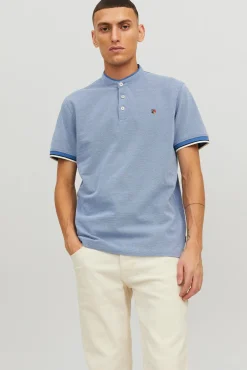 Jack & Jones Polo Cuello Mao Azul