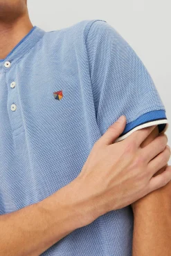 Jack & Jones Polo Cuello Mao Azul