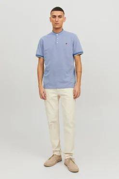 Jack & Jones Polo Cuello Mao Azul