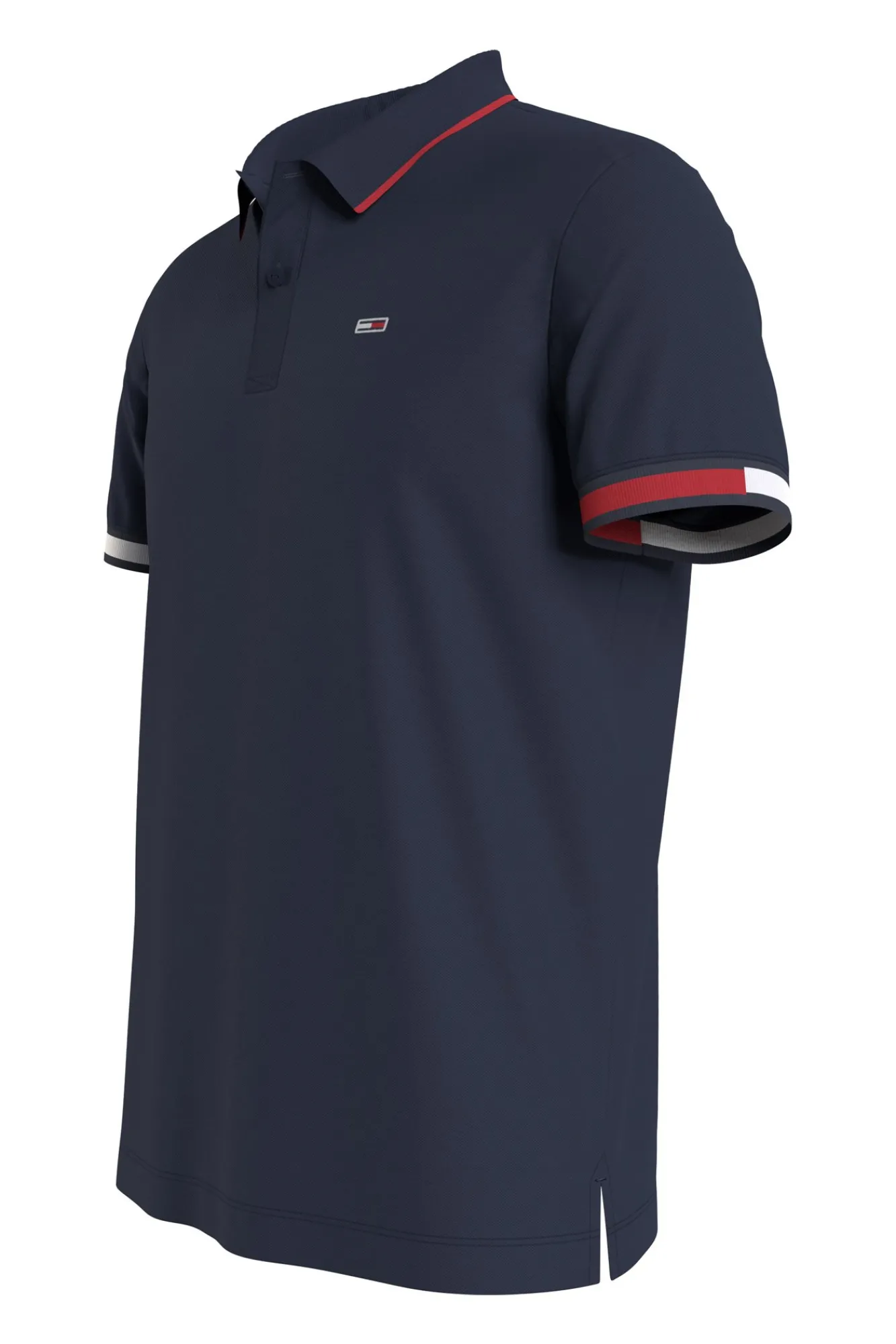 Tommy Jeans Polo De Hombre De Manga Corta . Navy New