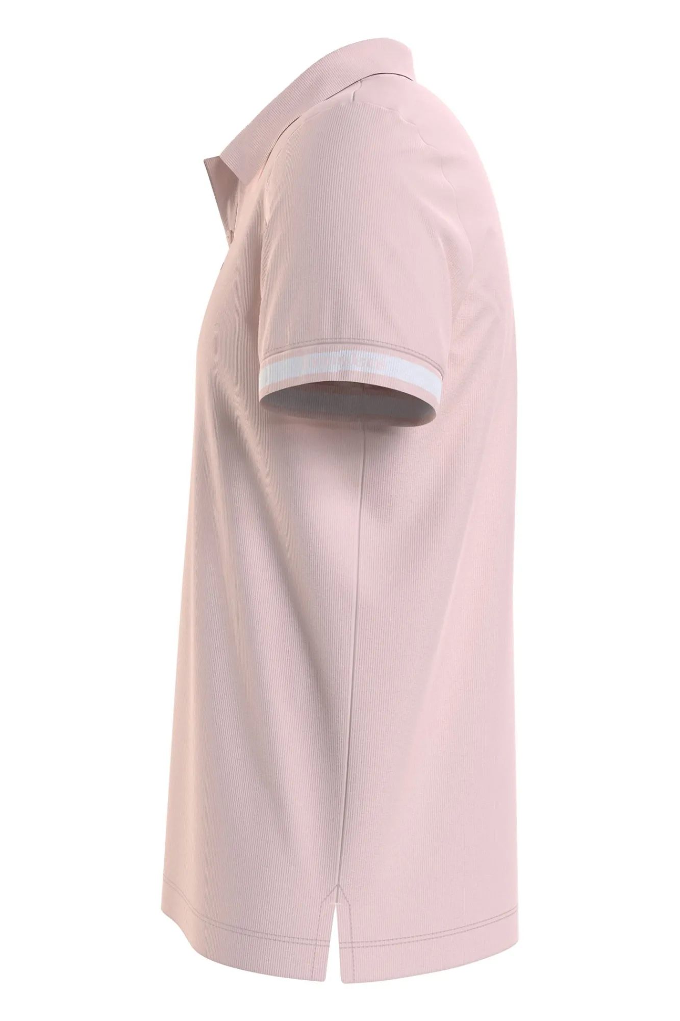 Tommy Jeans Polo De Hombre De Manga Corta . Rosa Hot
