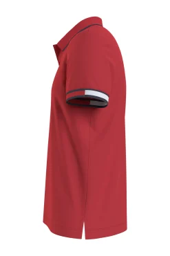 Tommy Jeans Polo De Hombre De Manga Corta . Rojo Outlet