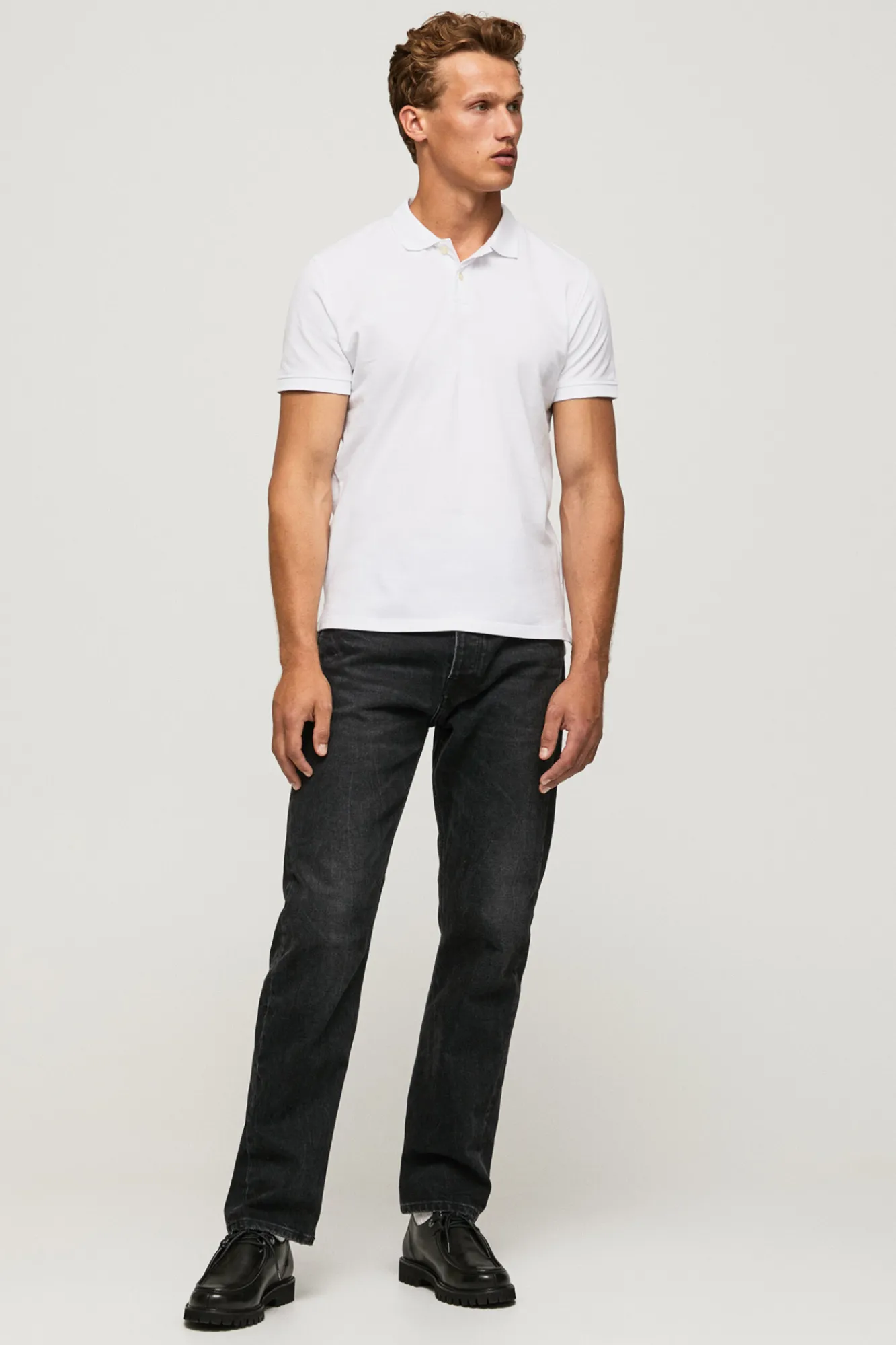 Pepe Jeans Polo De Hombre Manga Corta. Blanco Discount