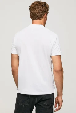 Pepe Jeans Polo De Hombre Manga Corta. Blanco Discount