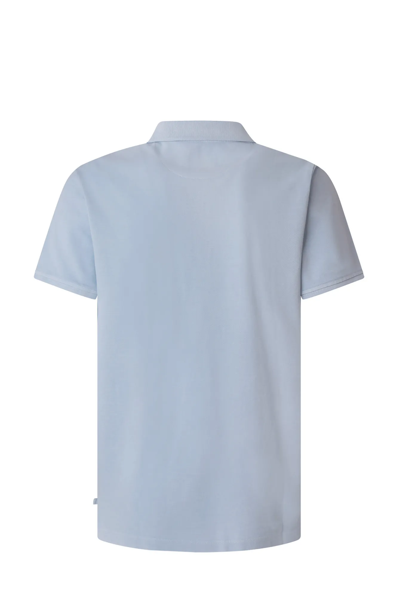 Pepe Jeans Polo De Manga Corta Efecto Lavado. Azul Medio Outlet