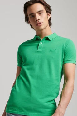 Superdry Polo Destroyed Verde Discount