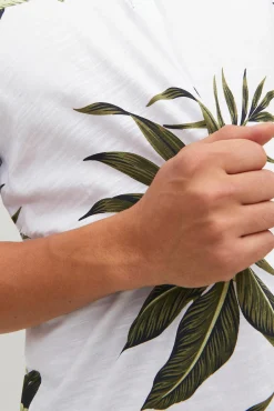 Jack & Jones Polo Estampado Blanco Outlet