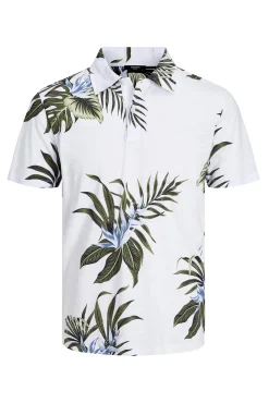 Jack & Jones Polo Estampado Blanco Outlet