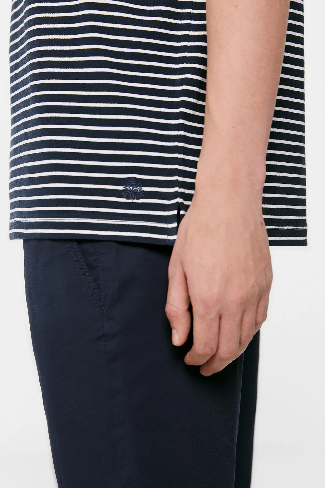 * Polo Jersey Multiraya Bolsillo Navy