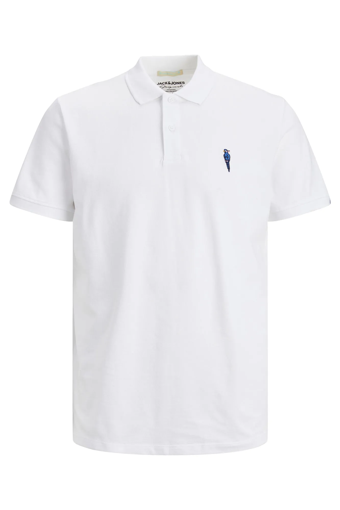 Jack & Jones Polo Liso Blanco Hot