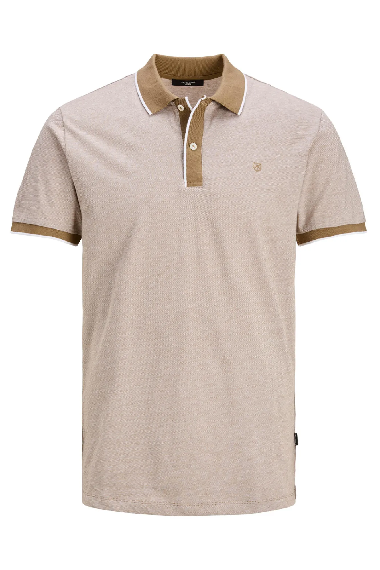 Jack & Jones Polo Liso Manga Corta Verde Sale