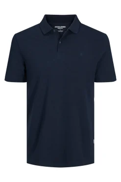 Jack & Jones Polo Liso Manga Corta Navy Hot