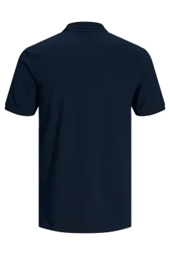 Jack & Jones Polo Liso Manga Corta Navy Hot