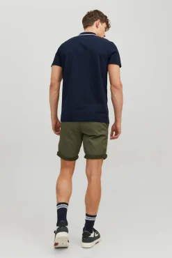 Jack & Jones Polo Liso Manga Corta Navy New