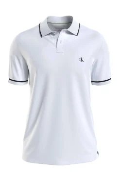 Calvin Klein Polo Manga Corta Blanco Best