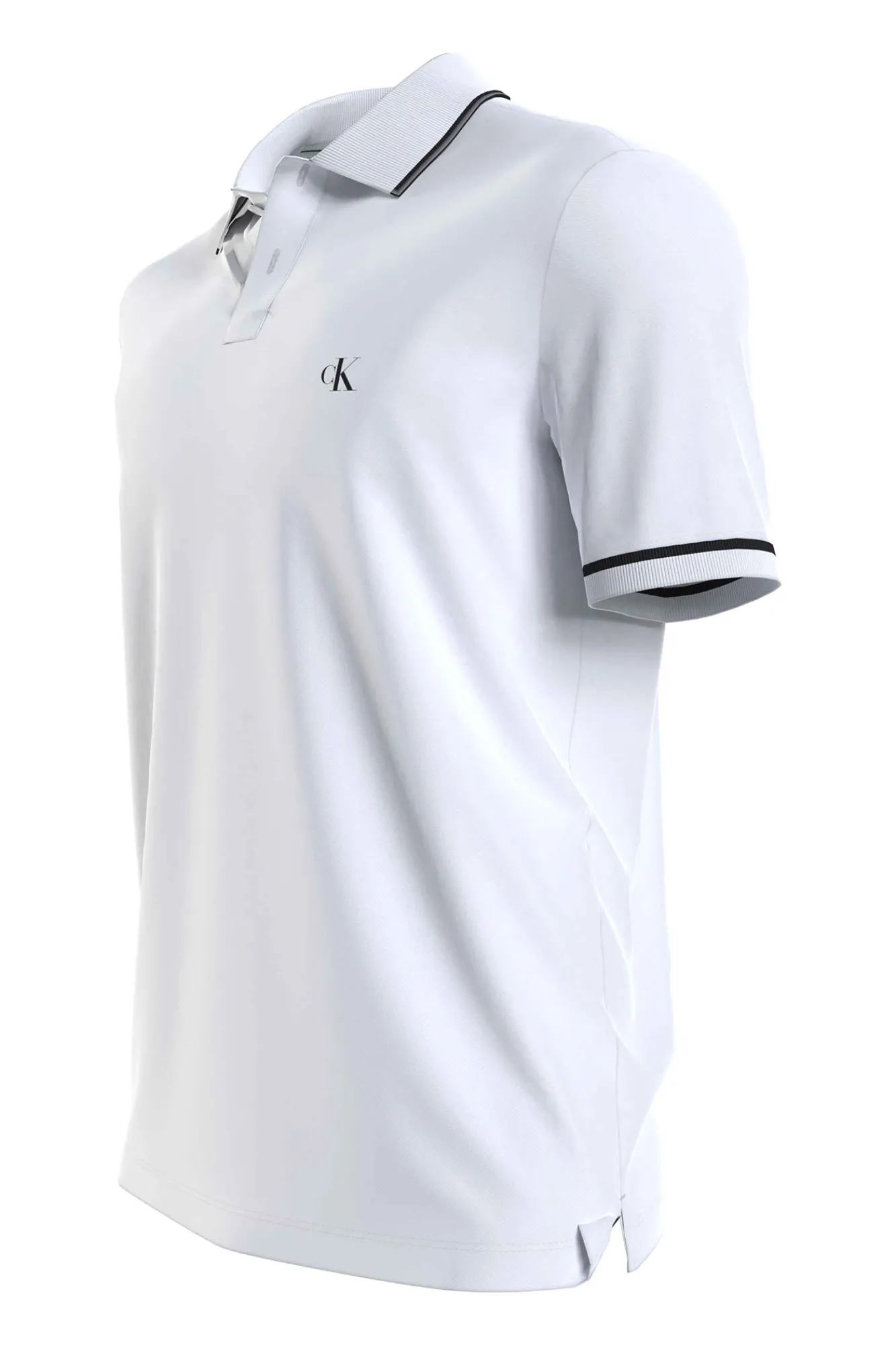 Calvin Klein Polo Manga Corta Blanco Best