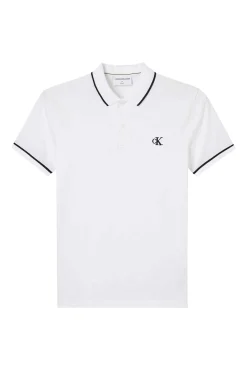 Calvin Klein Polo Manga Corta Blanco Best