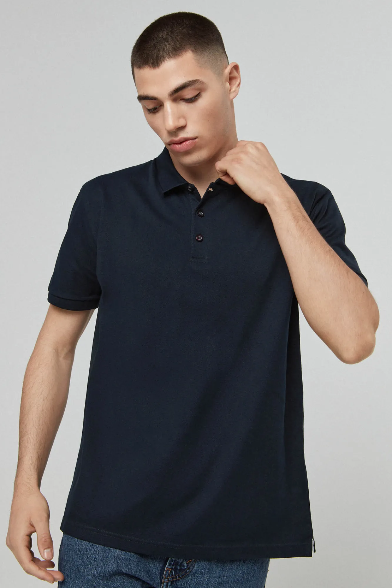 Brave Soul Polo Manga Corta. Navy Hot