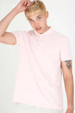Brave Soul Polo Manga Corta. Rosa Sale