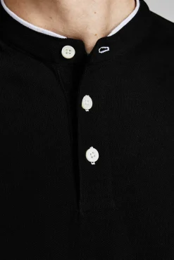 Jack & Jones Polo Manga Corta Negro Outlet