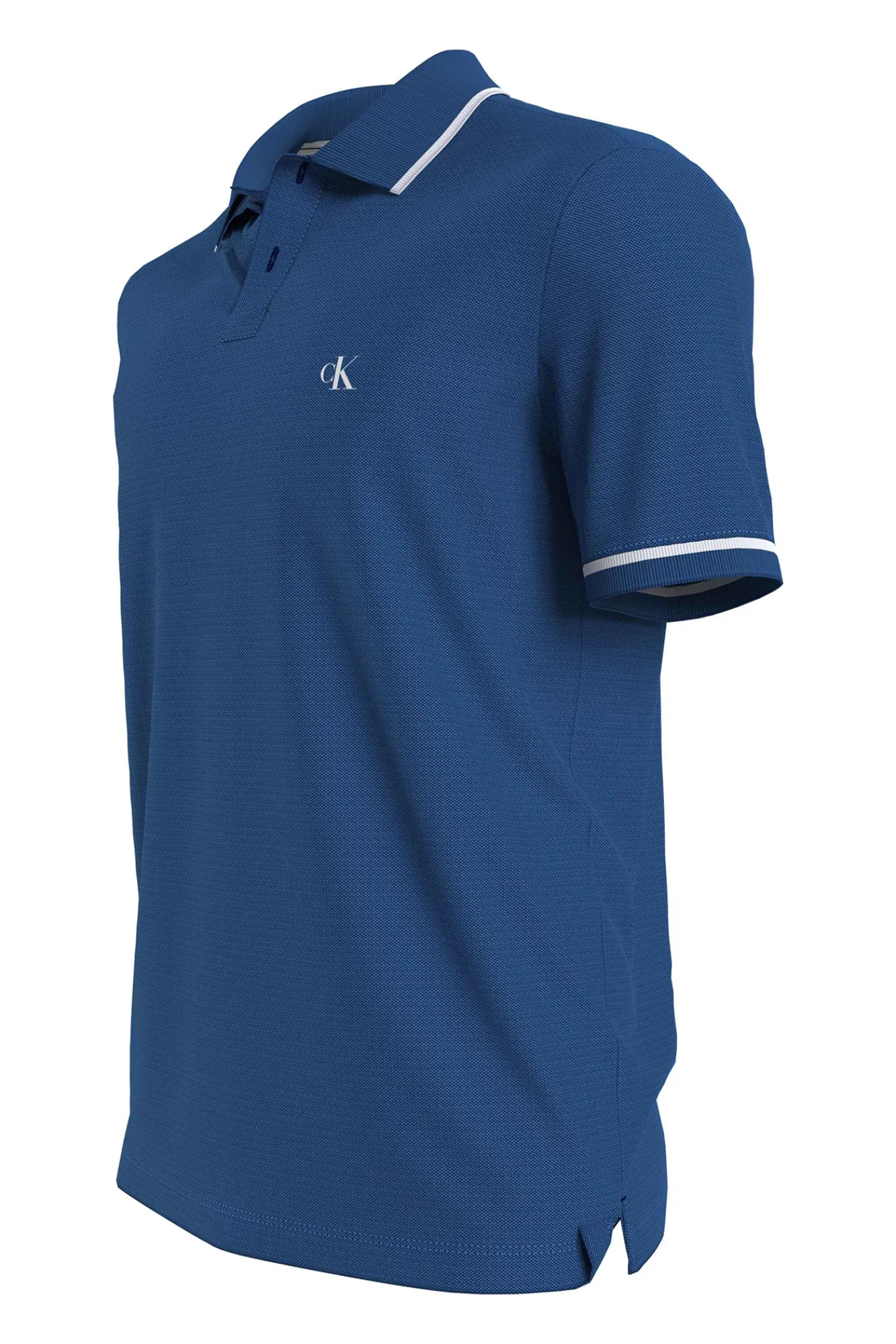 Calvin Klein Polo Manga Corta Azul Oscuro Online