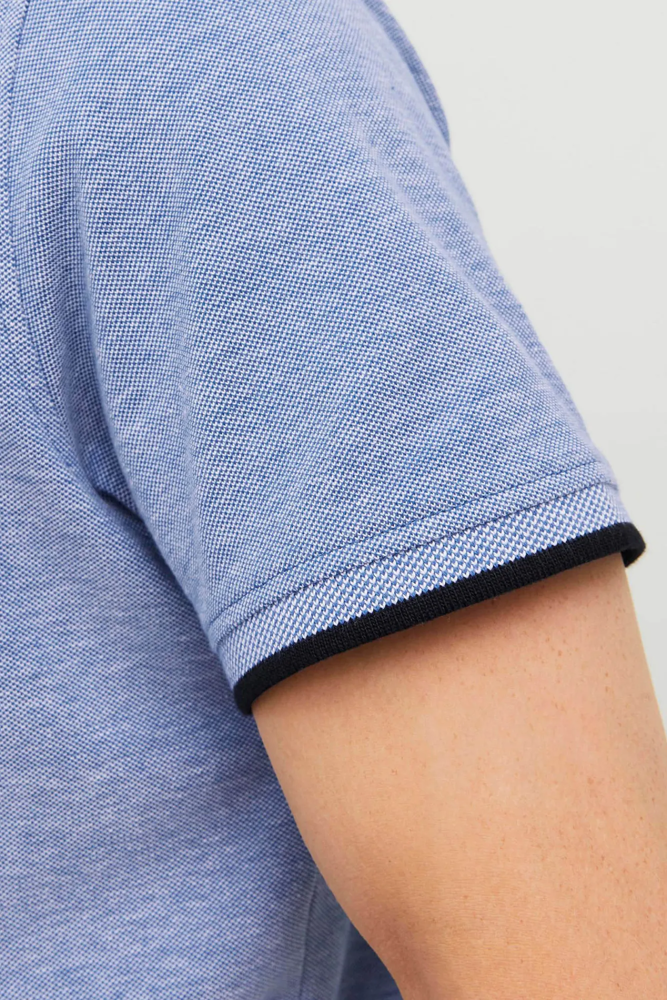 Jack & Jones Polo Manga Corta Azul Outlet