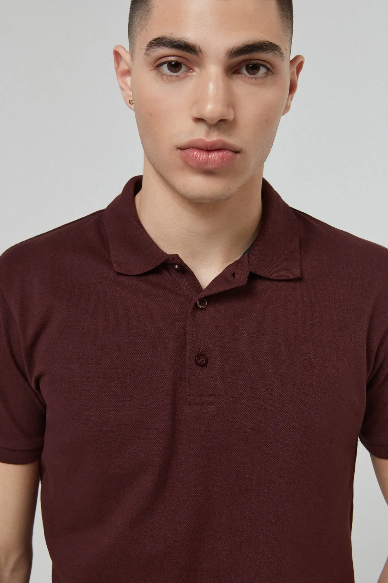 Brave Soul Polo Manga Corta. Rojo Online
