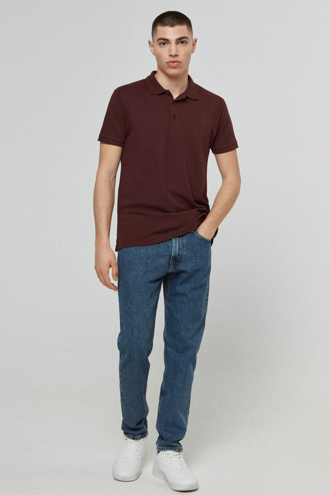 Brave Soul Polo Manga Corta. Rojo Online